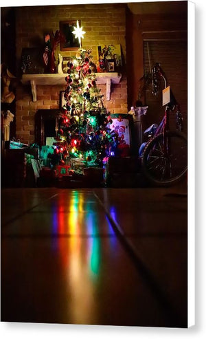 Árbol de Navidad en Nochebuena - Lienzo