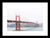 Foggy day at the Golden Gate Bridge - Framed Print