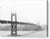 Día de niebla en el puente Golden Gate en blanco y negro - Lienzo
