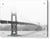 Día de niebla en el puente Golden Gate en blanco y negro - Lámina acrílica