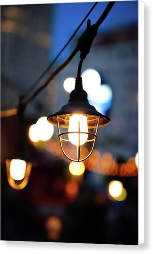 Lights by the sea - Canvas Print