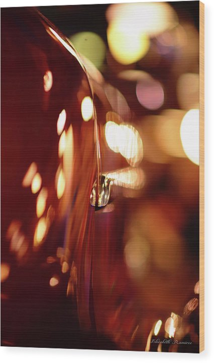 Oldies Bokeh - Wood Print